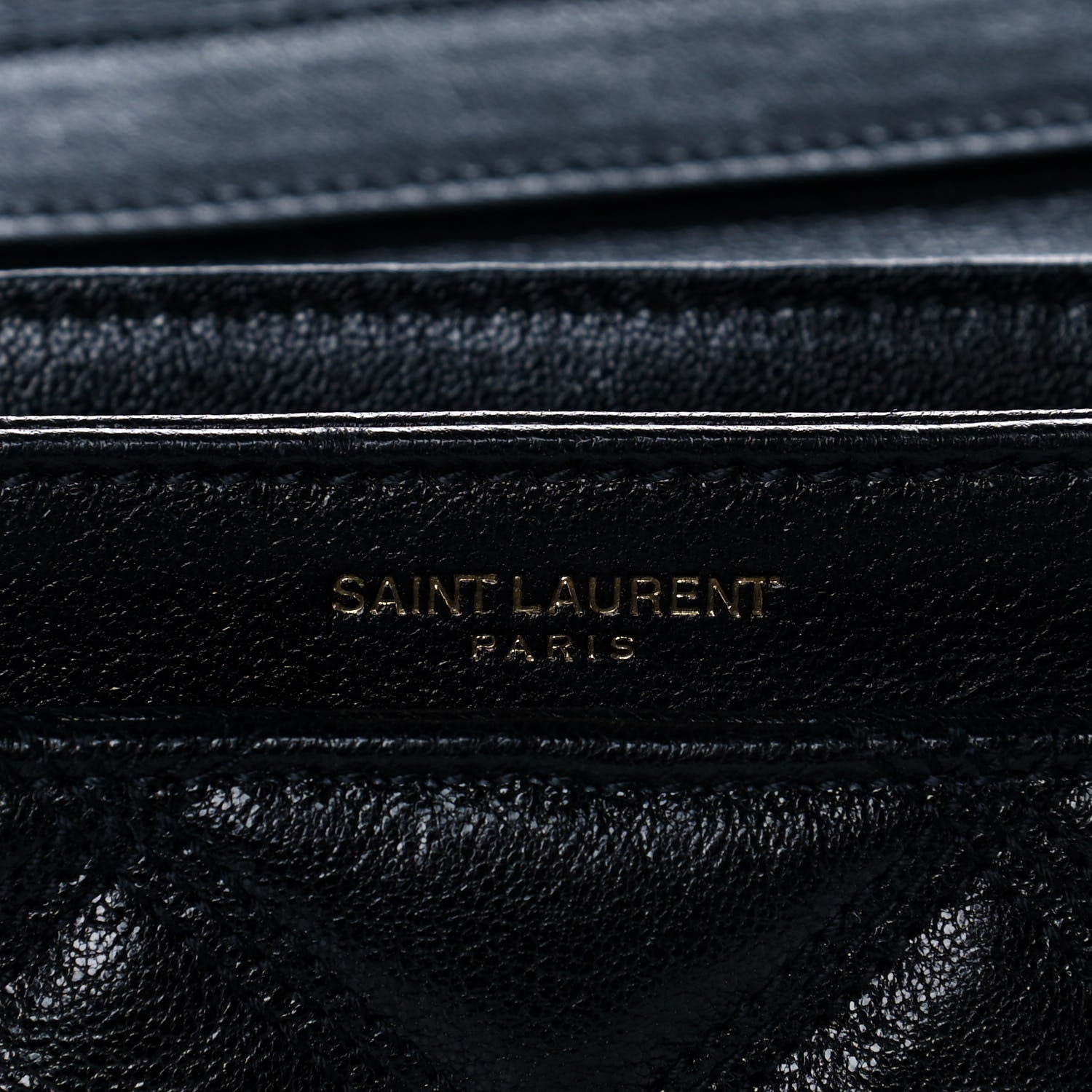 Saint Laurent Lambskin Quilted Small Becky Chain Bag Black 6 of 11