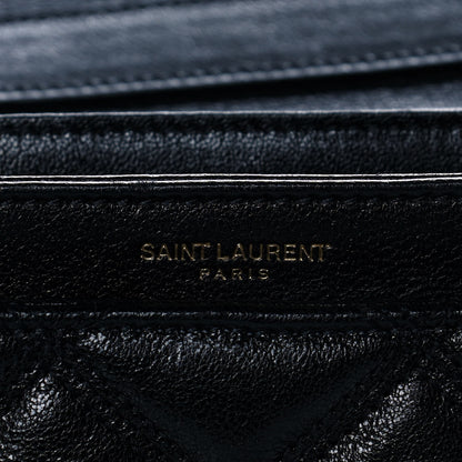 Saint Laurent Lambskin Quilted Small Becky Chain Bag Black 6 of 11