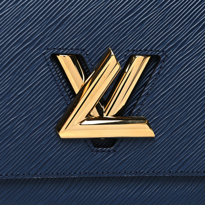 Louis Vuitton Epi Twist Shoulder Bag MM Indigo 7 of 10