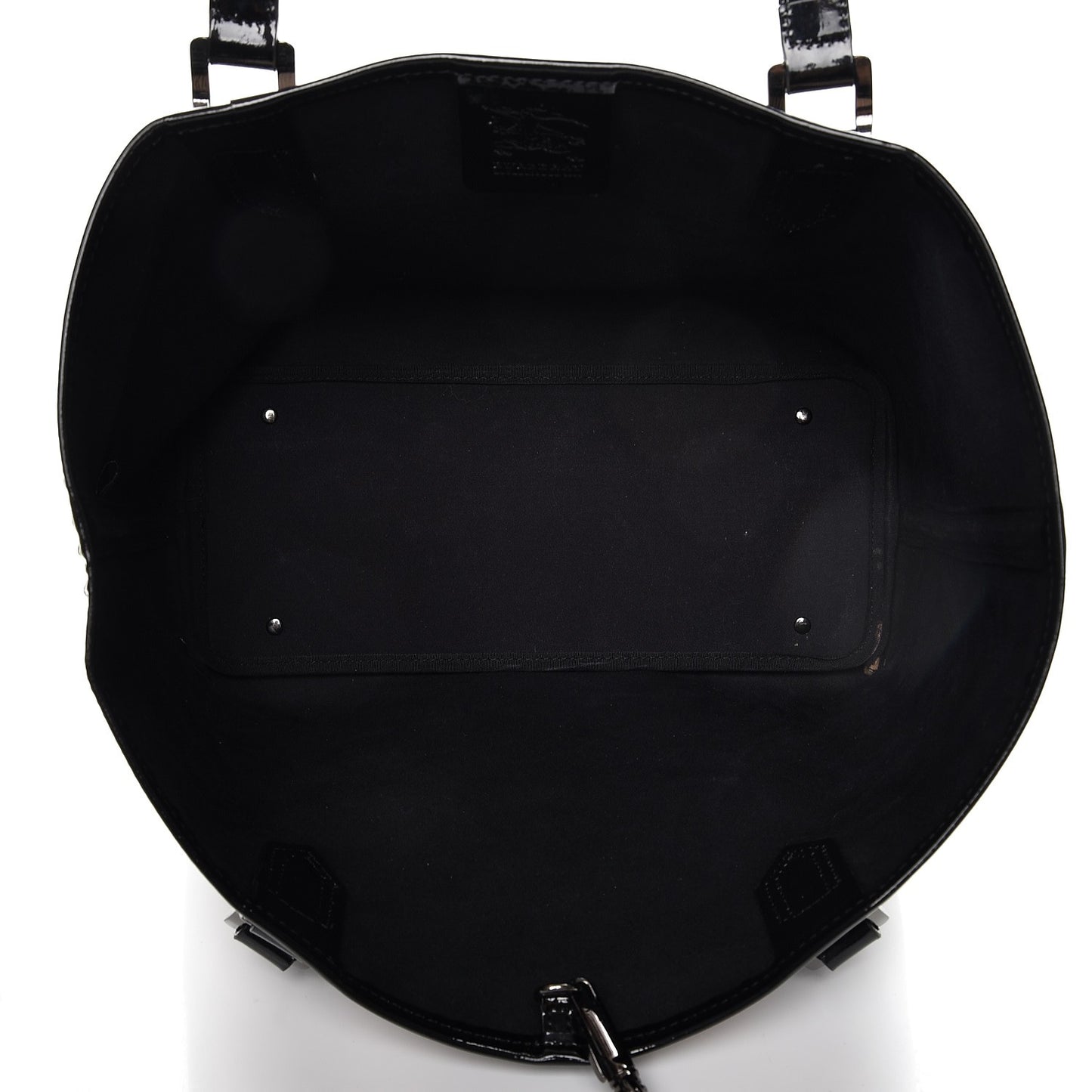 Supernova Check Small Nickie Tote Black