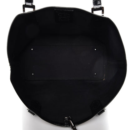 Burberry Supernova Check Small Nickie Tote Black 5 of 12