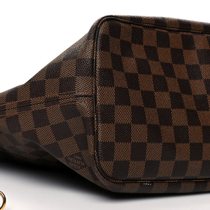 Louis Vuitton Damier Ebene Neo Neverfull MM Rose Ballerine 7 of 12