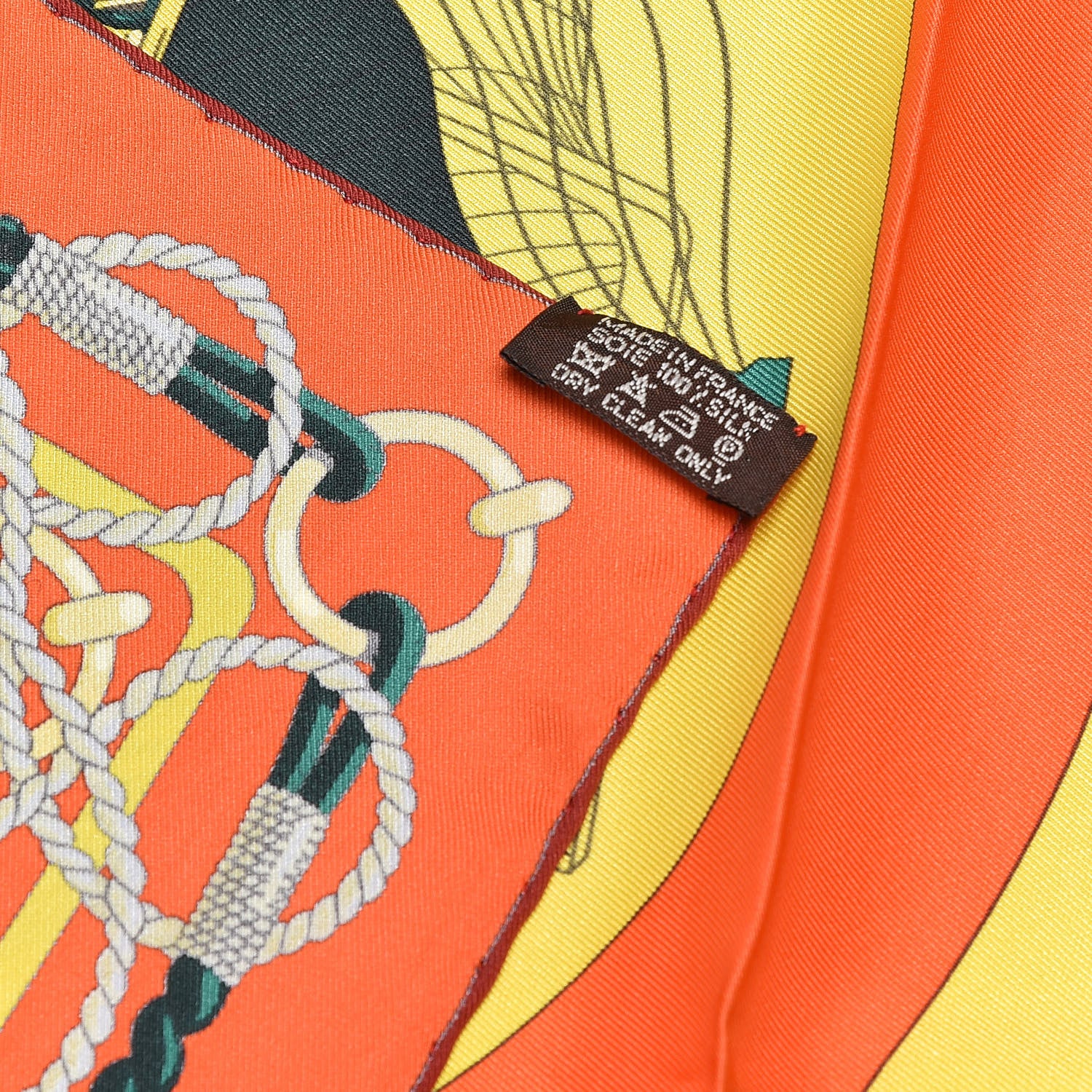 Hermes Silk Chateaux D' Arriere Scarf 70 5 of 5