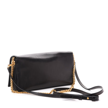 Saint Laurent Lambskin Monogram Tassel Kate 99 Black 3 of 12