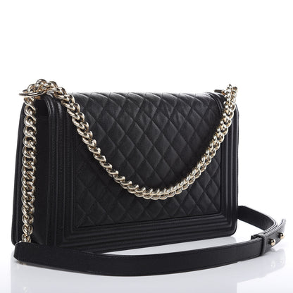 Chanel Caviar Quilted New Medium Boy Flap Black 3 of 13