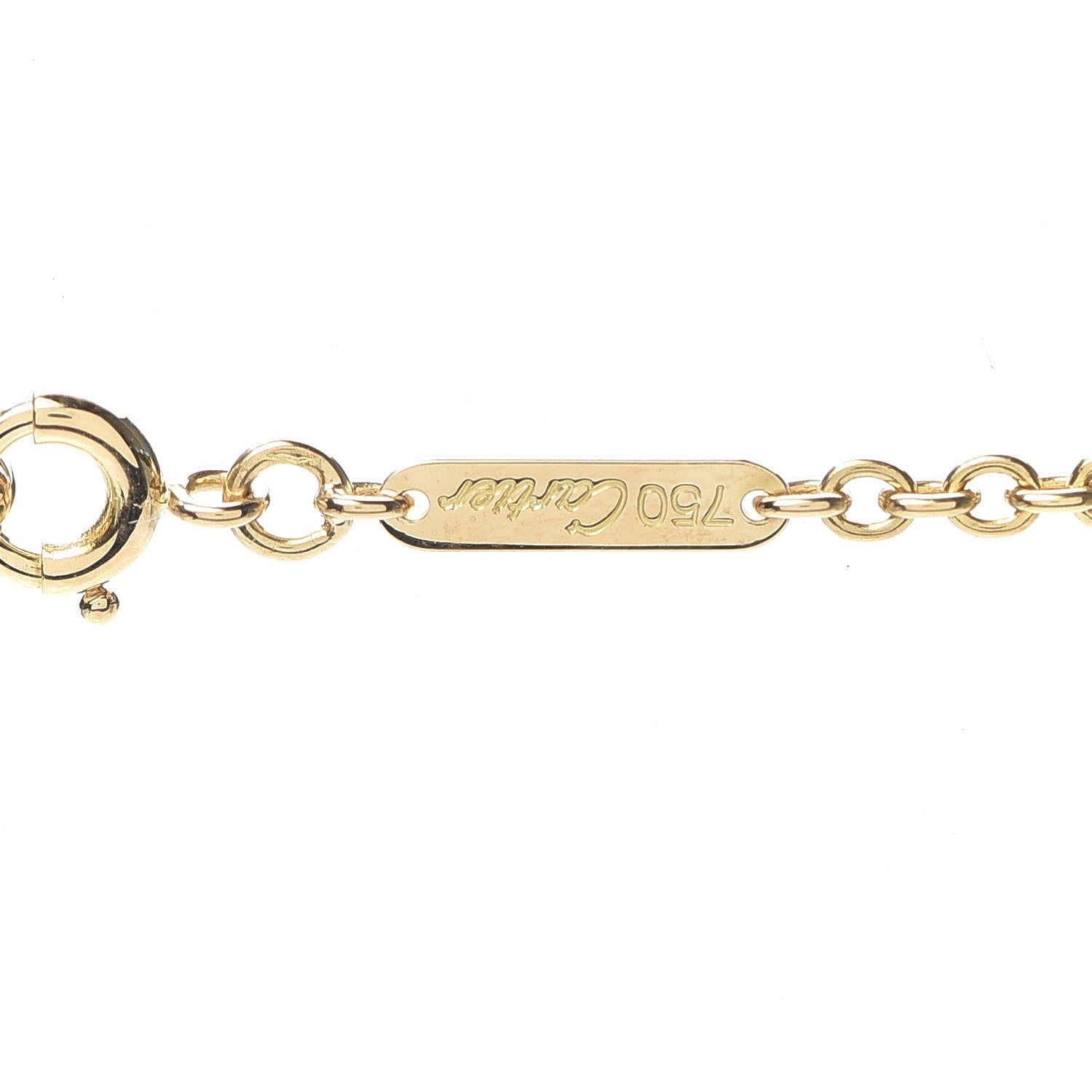 Cartier 18K Pink Yellow White Gold Baby Trinity Pendant Necklace 4 of 7