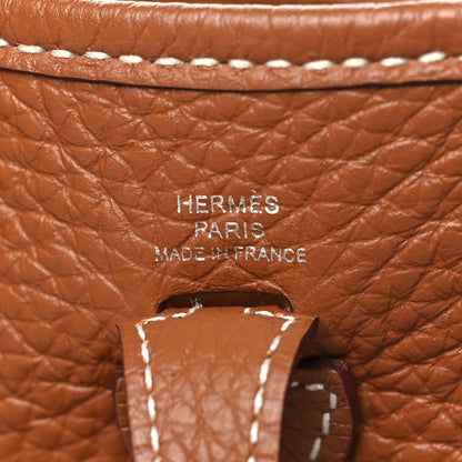 Hermes Taurillon Clemence Evelyne TPM Gold 6 of 11