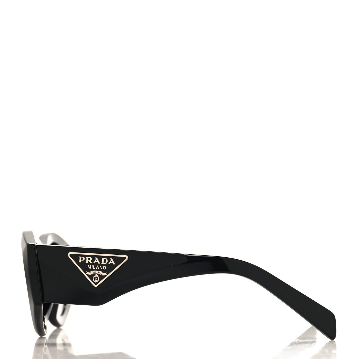 Acetate Oval Symbole Sunglasses SPR 20Z Black