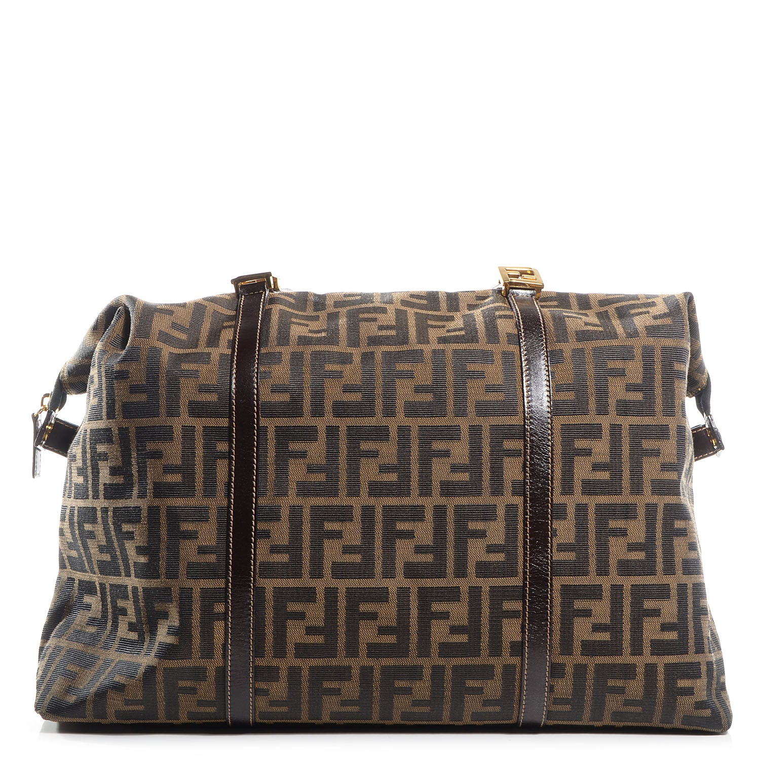 Fendi Zucca Large Satchel Tobacco 1 of 8