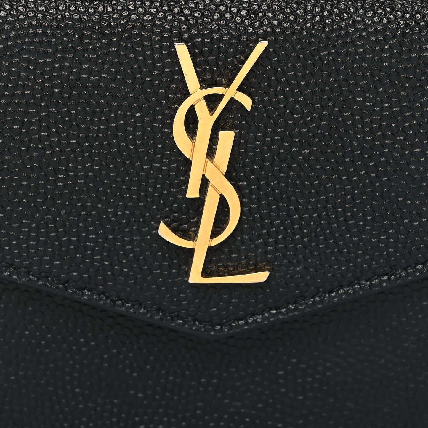 Grain De Poudre Uptown Monogram Card Case Black