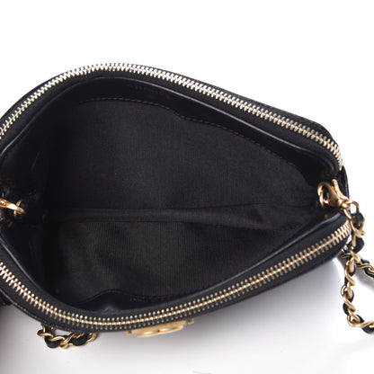 Chanel Caviar Quilted Small Boy Clutch With Chain Black 5 of 9