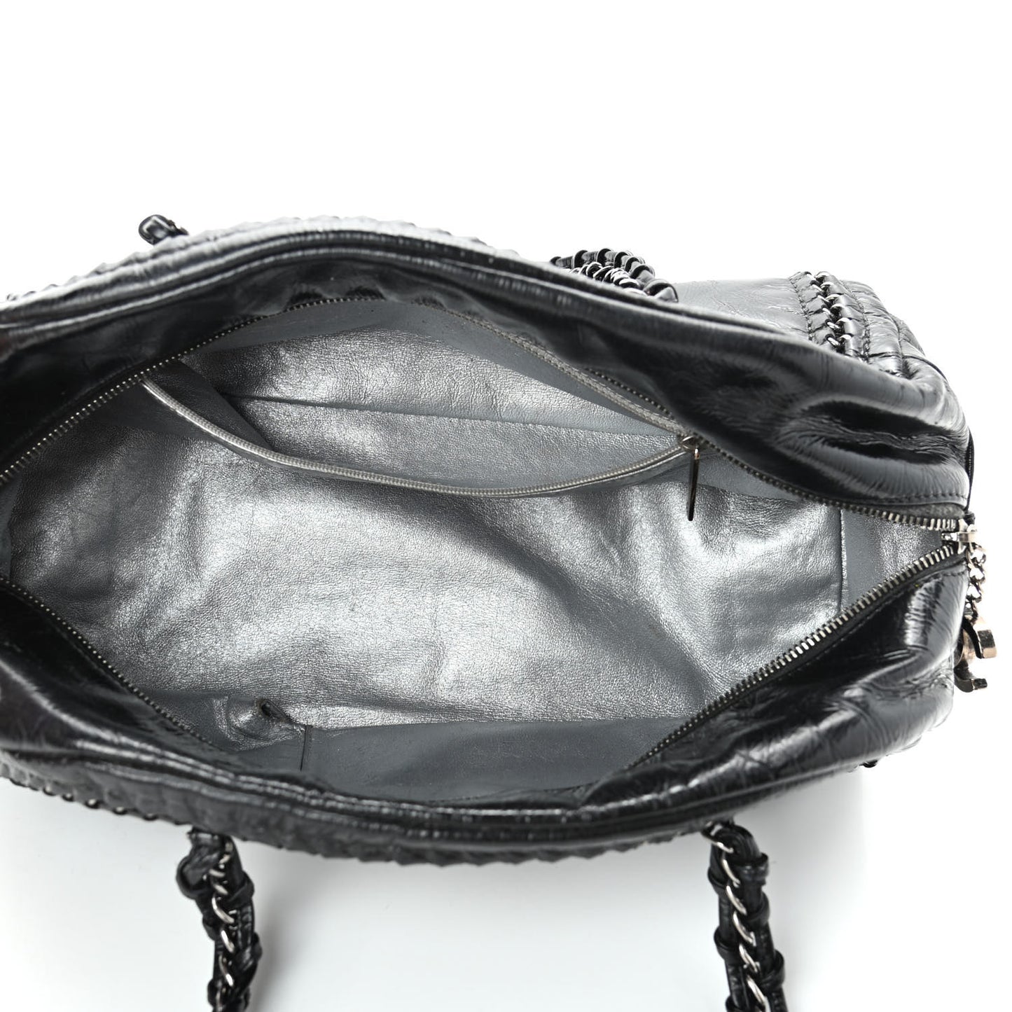 Patent Medium Luxe Ligne Bowler Black