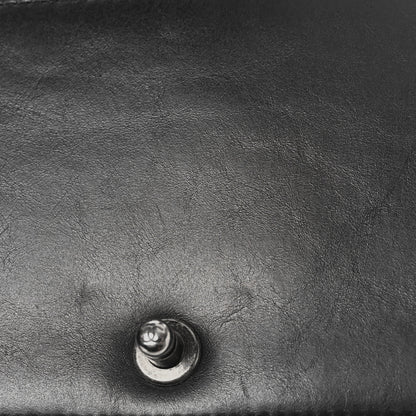 Chanel Calfskin Quilted Medium Top Handle Boy Flap Black 13 of 13