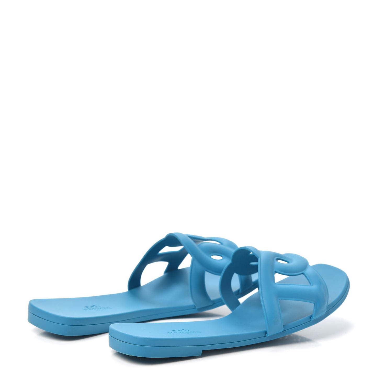 Rubber Aloha Sandals 37 Bleu Vif