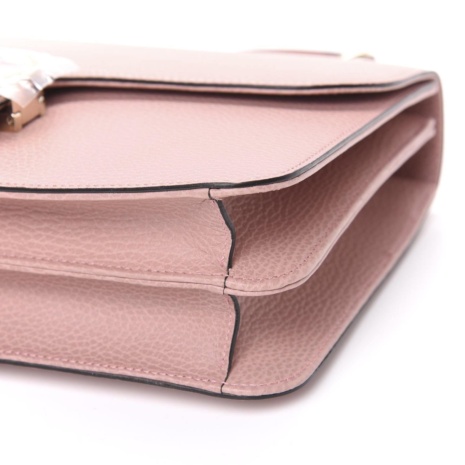 Gucci Dollar Calfskin Interlocking G Shoulder Bag Soft Pink 9 of 9