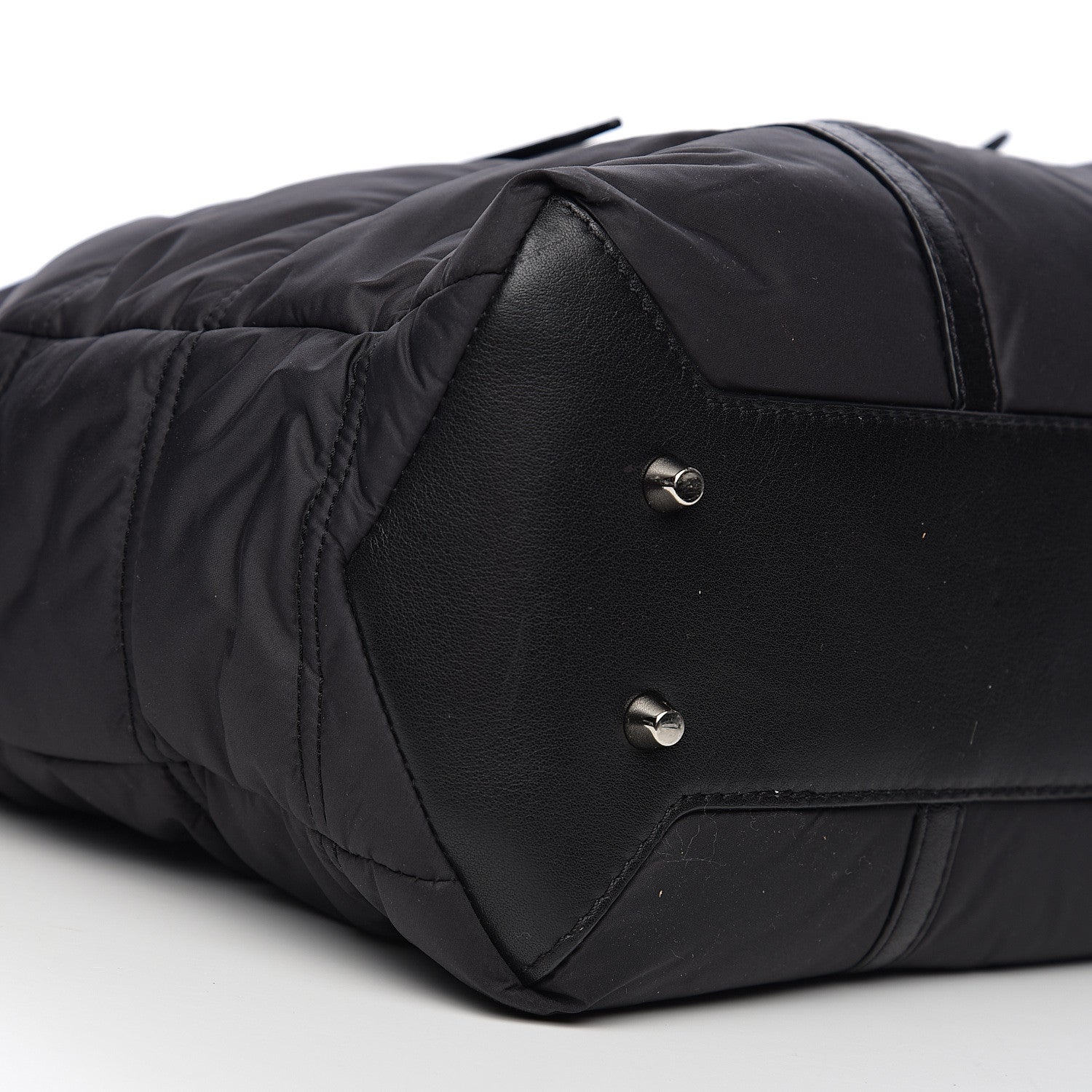 Burberry Nylon House Check Quilted Abbey Diaper Bag Black 8 of 9