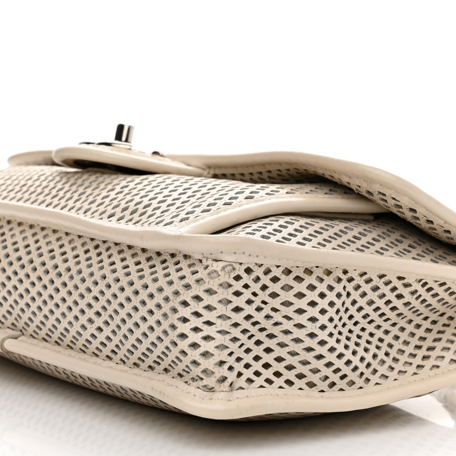 Chanel Perforated Calfskin Up In The Air Flap White 9 of 12