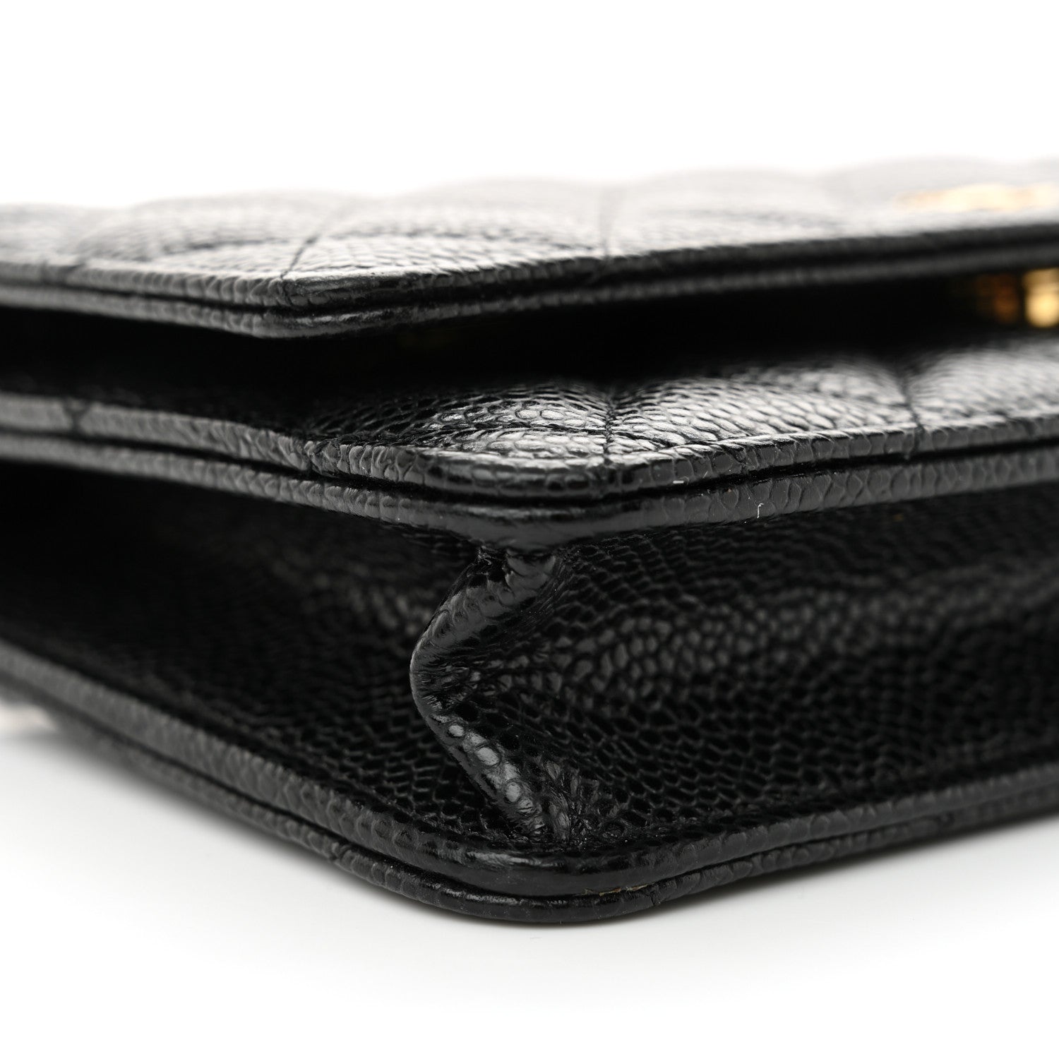 Chanel Caviar Quilted Wallet on Chain WOC Black 10 of 12