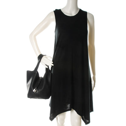 Hermes Taurillon Clemence Picotin Lock 22 MM Black 2 of 7