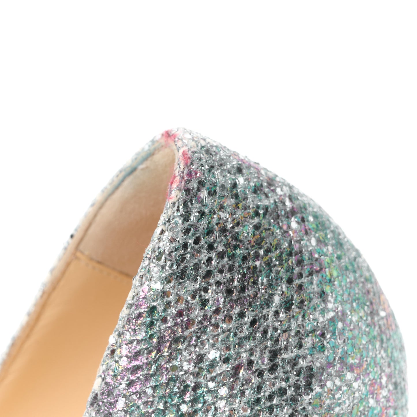 Glitter Solaria Specchio Fifi 100 Pumps 38.5 Multi Light Gold