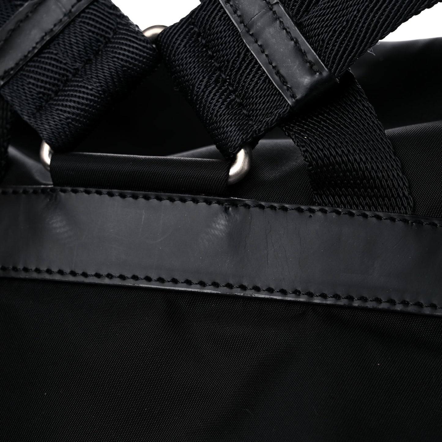 Nylon Vela Medium Backpack Black