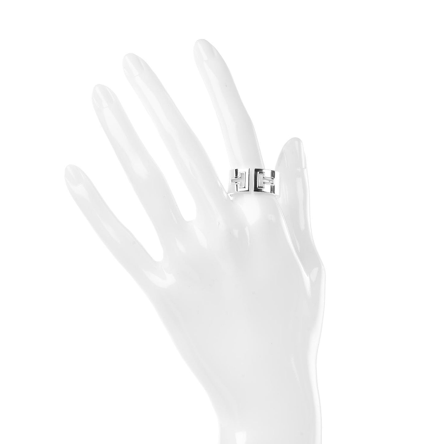 Sterling Silver T Cutout Ring 60 9
