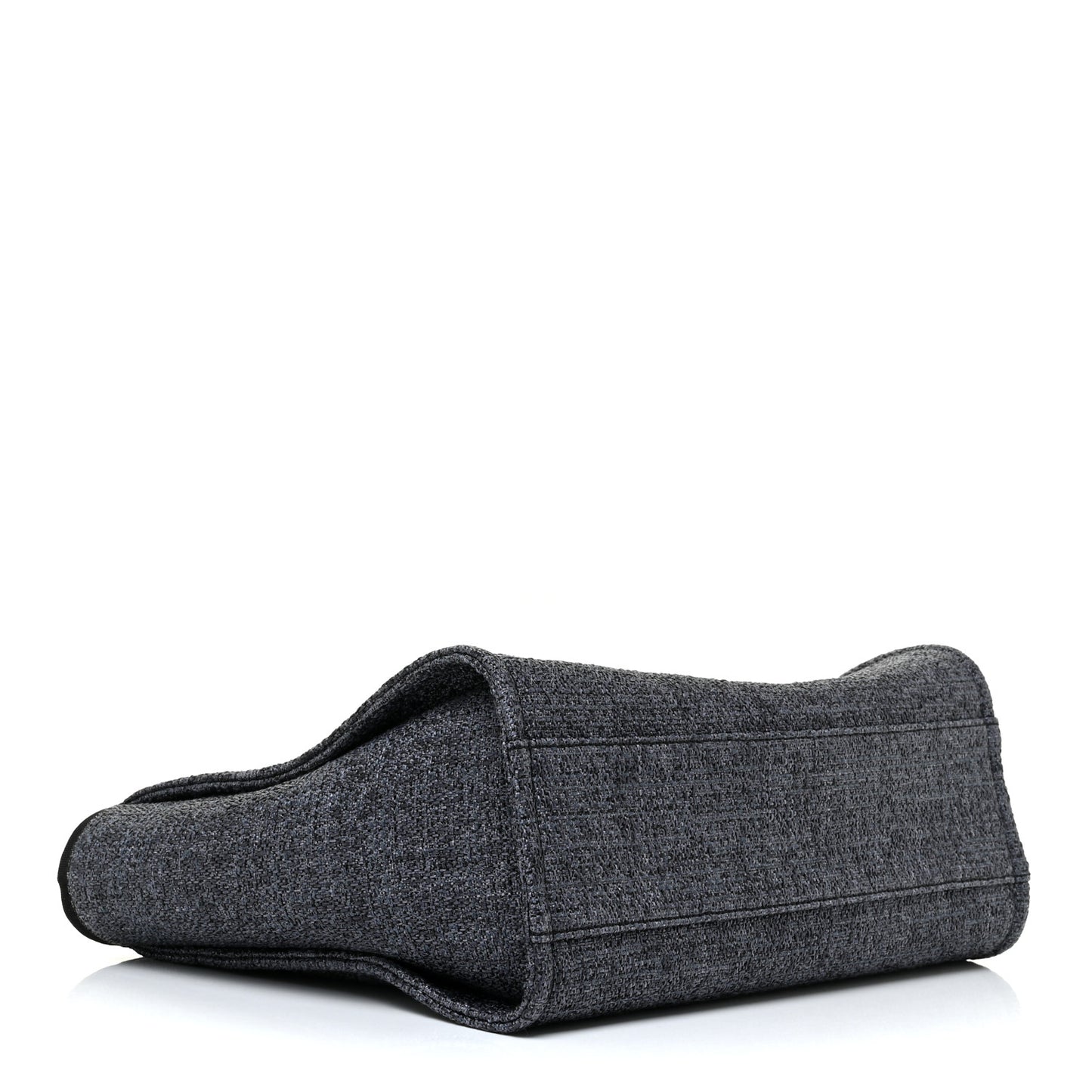 Lurex Boucle Small Deauville Tote Black