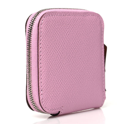 Hermes Epsom Silk'In Coin Purse Mauve Sylvestre 3 of 8