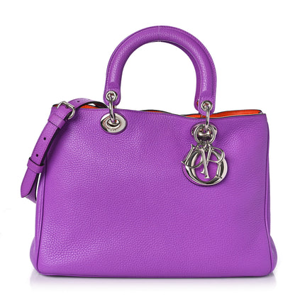 Christian Dior Bullcalf Medium Diorissimo Tote Parme 1 of 9