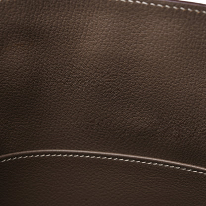 Hermes Taurillon Clemence Birkin 35 Etoupe 12 of 18