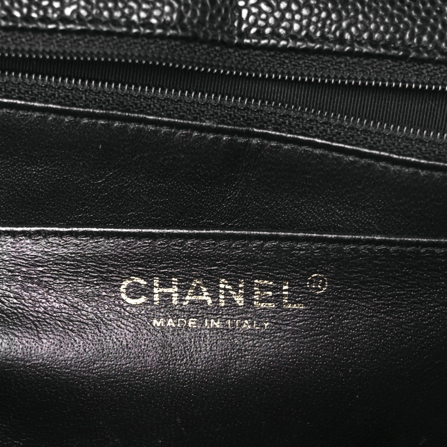 Chanel Caviar Quilted Jumbo Single Flap Black 6 of 11