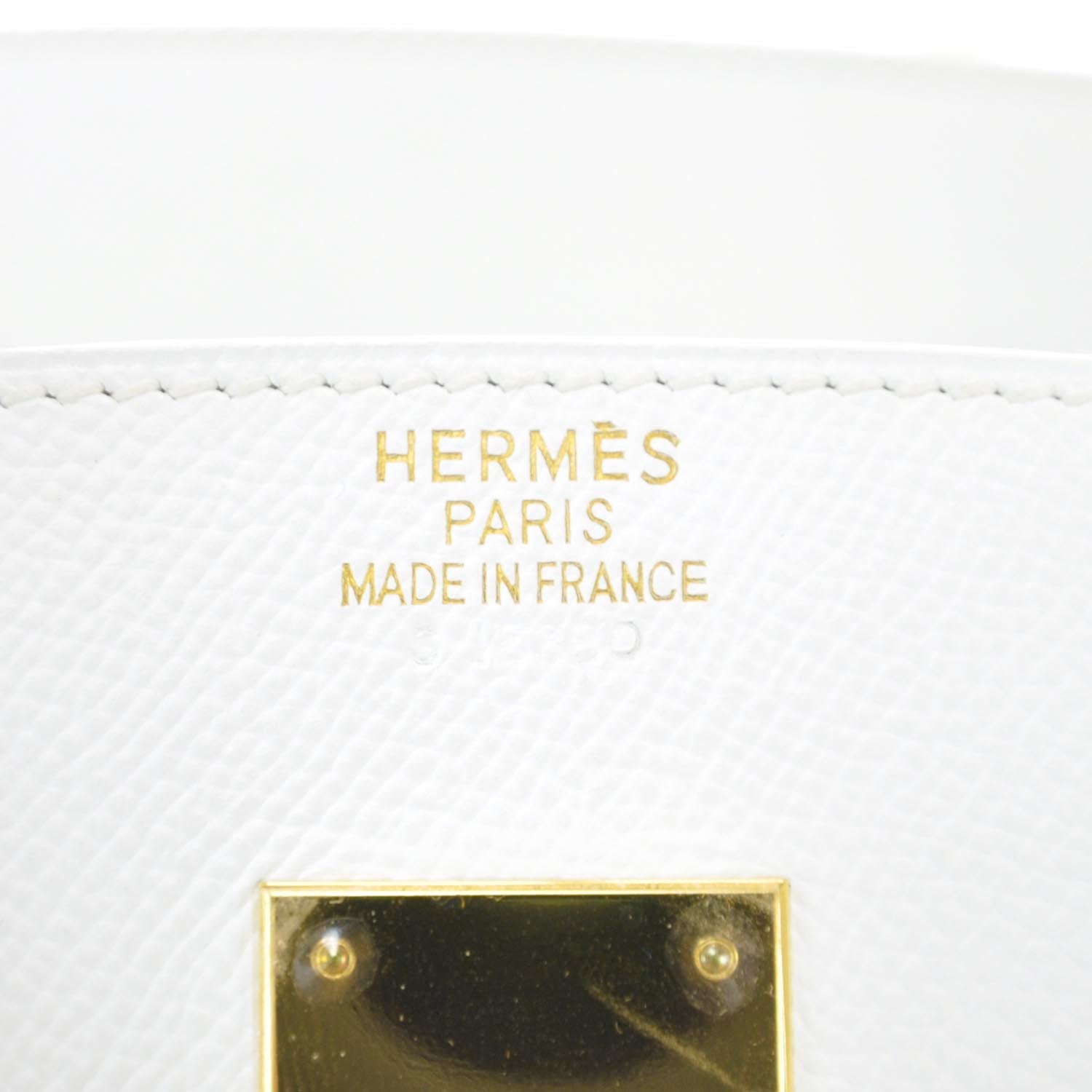 Hermes Epsom BIRKIN 35 White 8 of 10