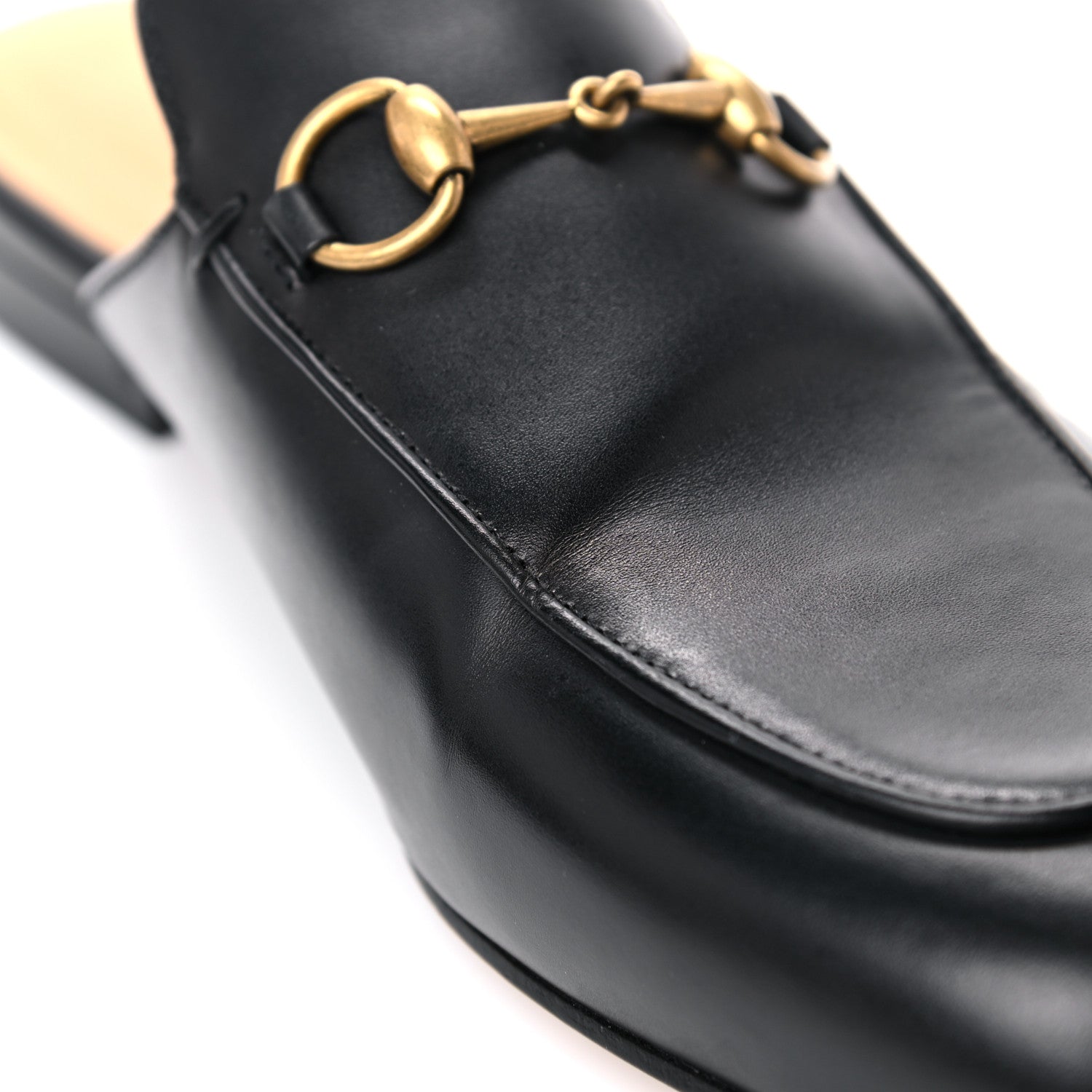 Gucci Calfskin Womens Princetown Slippers 39 Black 9 of 14
