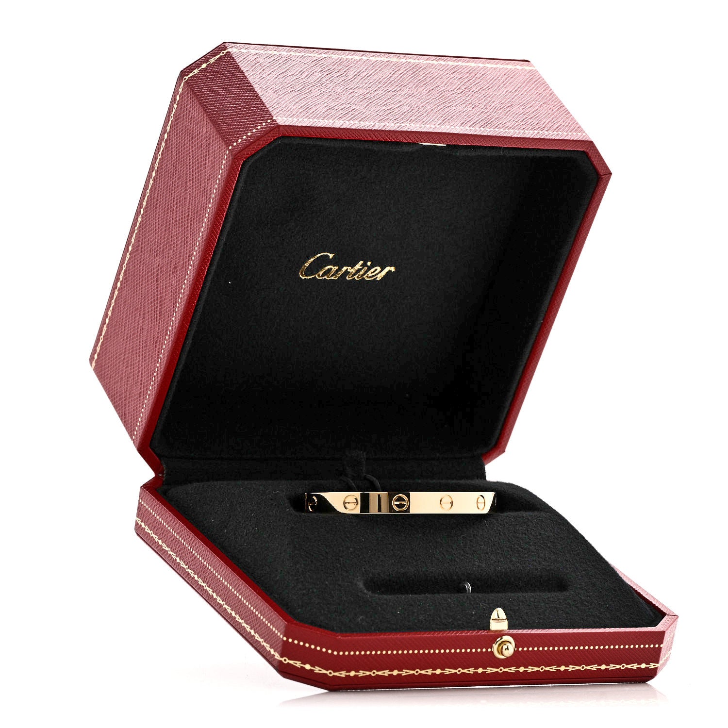 Cartier 18K Yellow Gold LOVE Single Screw Bracelet 16 9 of 9