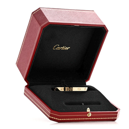 Cartier 18K Yellow Gold LOVE Single Screw Bracelet 16 9 of 9