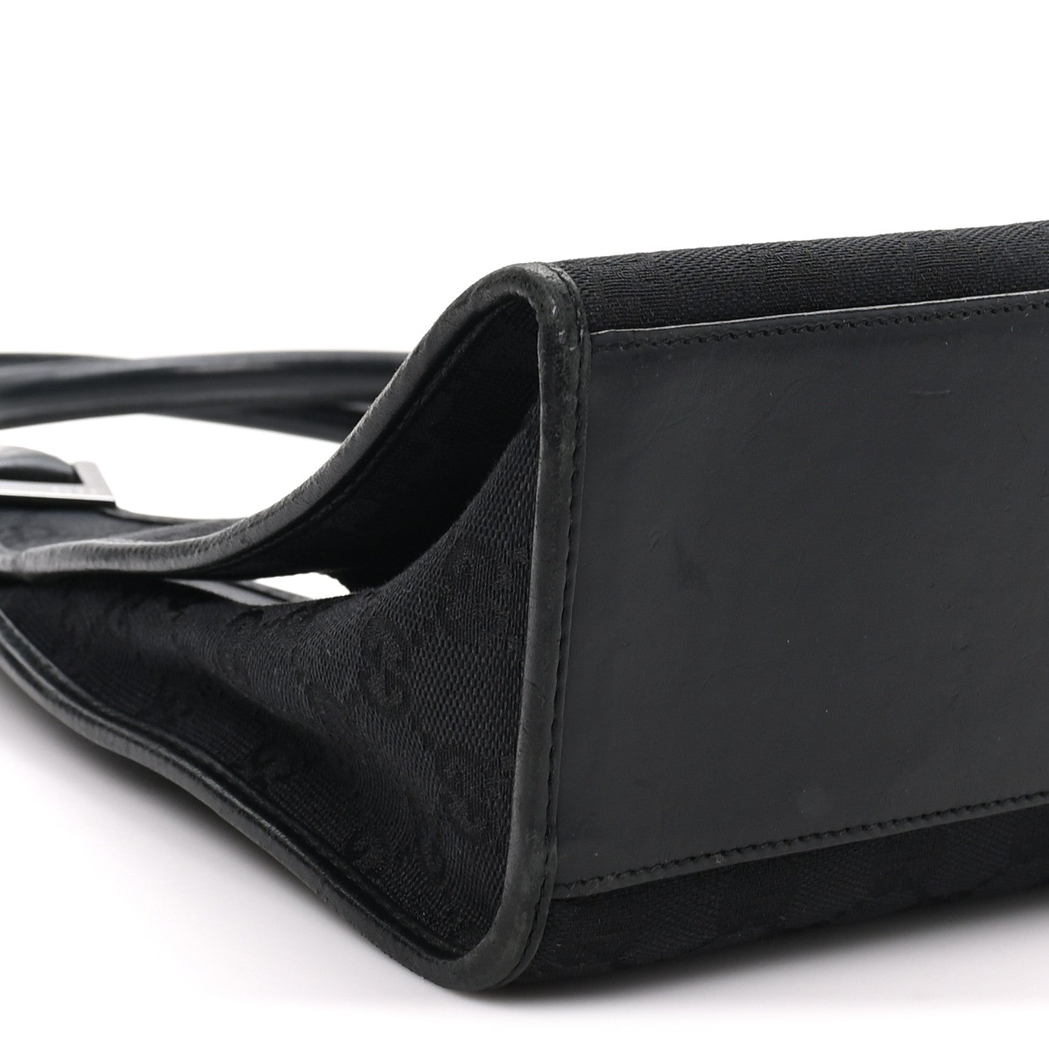 Gucci Monogram Jackie Shoulder Bag Black 9 of 11