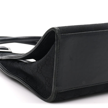 Gucci Monogram Jackie Shoulder Bag Black 9 of 11