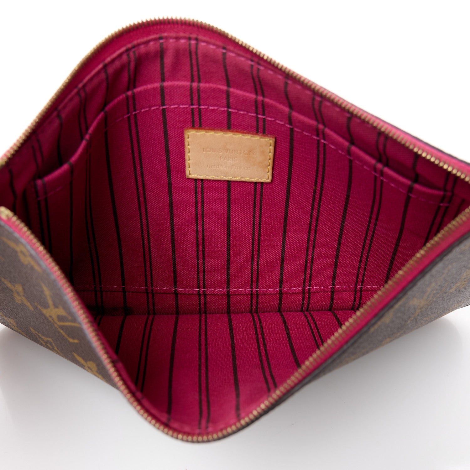 Louis Vuitton Monogram Neverfull MM GM Pochette Pivoine 5 of 9