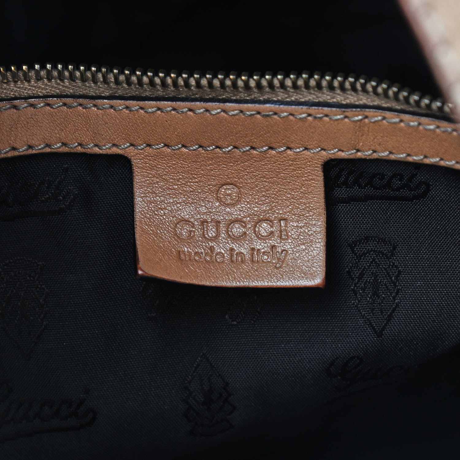 Gucci Calfskin Large Jockey Hobo Tan 5 of 16