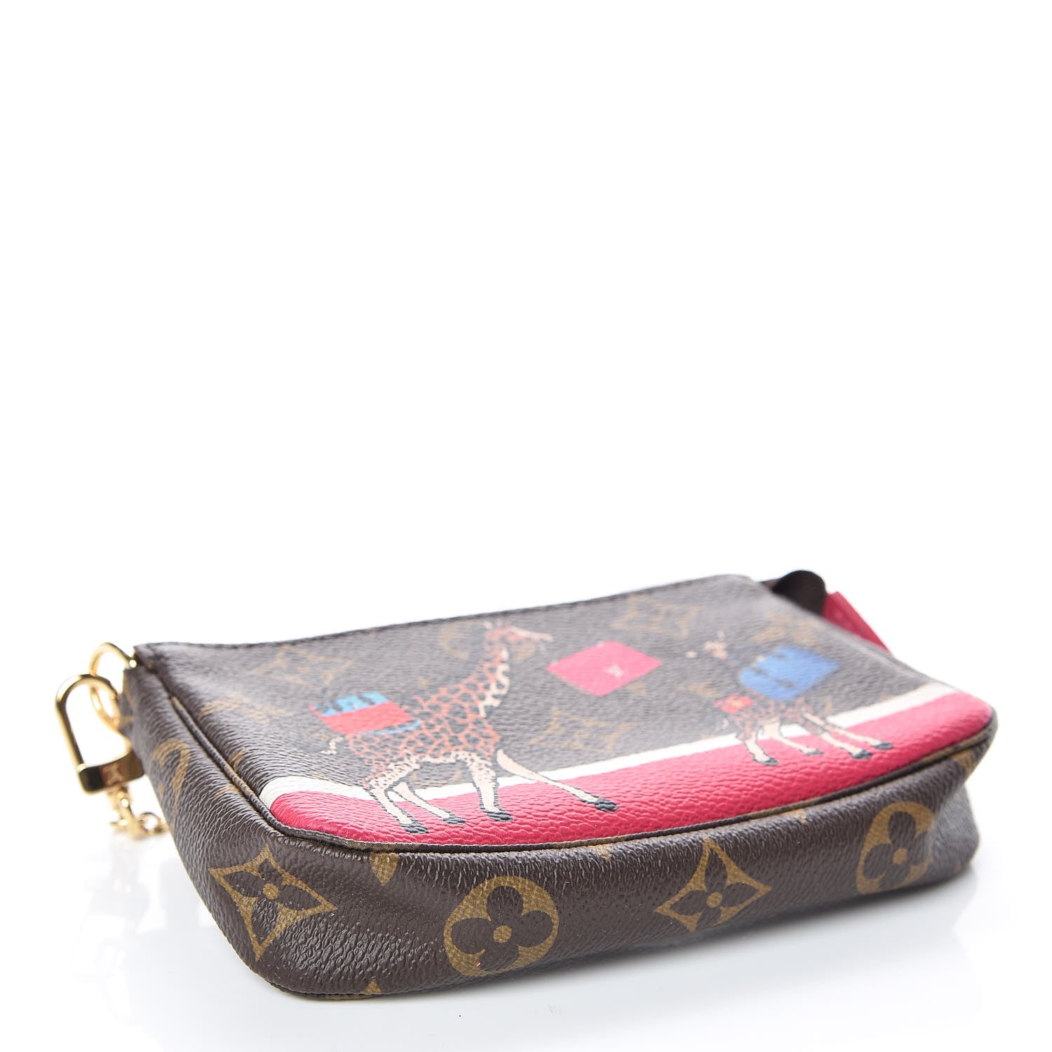 Louis Vuitton Monogram 2017 Christmas Animation Mini Pochette Accessories 4 of 9