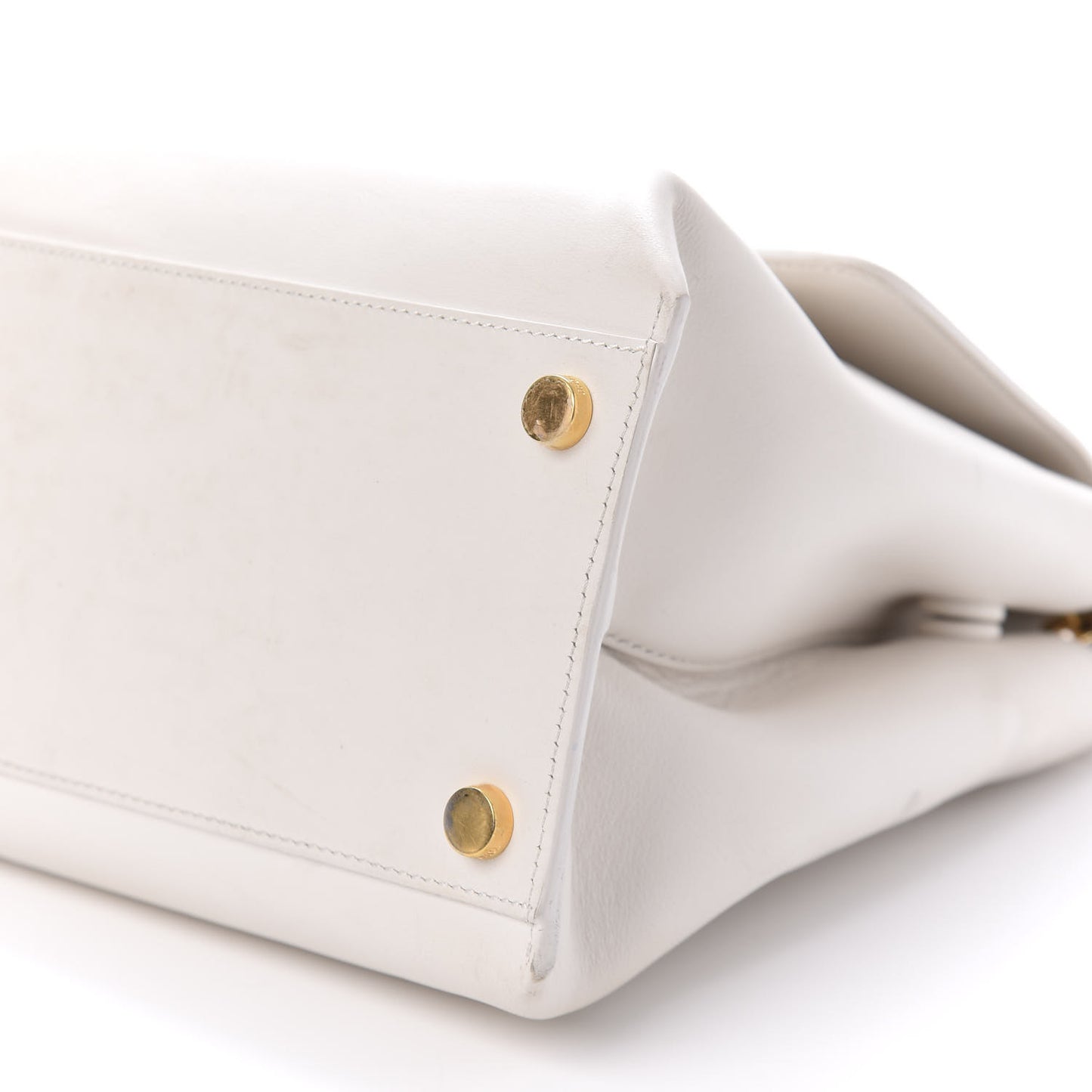 Calfskin Natalia Shoulder Bag Chalk