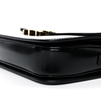 Celine Shiny Calfskin Medium Triomphe Black 12 of 15