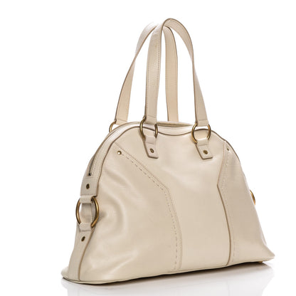 Saint Laurent Calfskin Large Muse Ivory 3 of 9