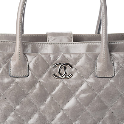 Chanel Glazed Calfskin Small New Portobello Grey 12 of 12