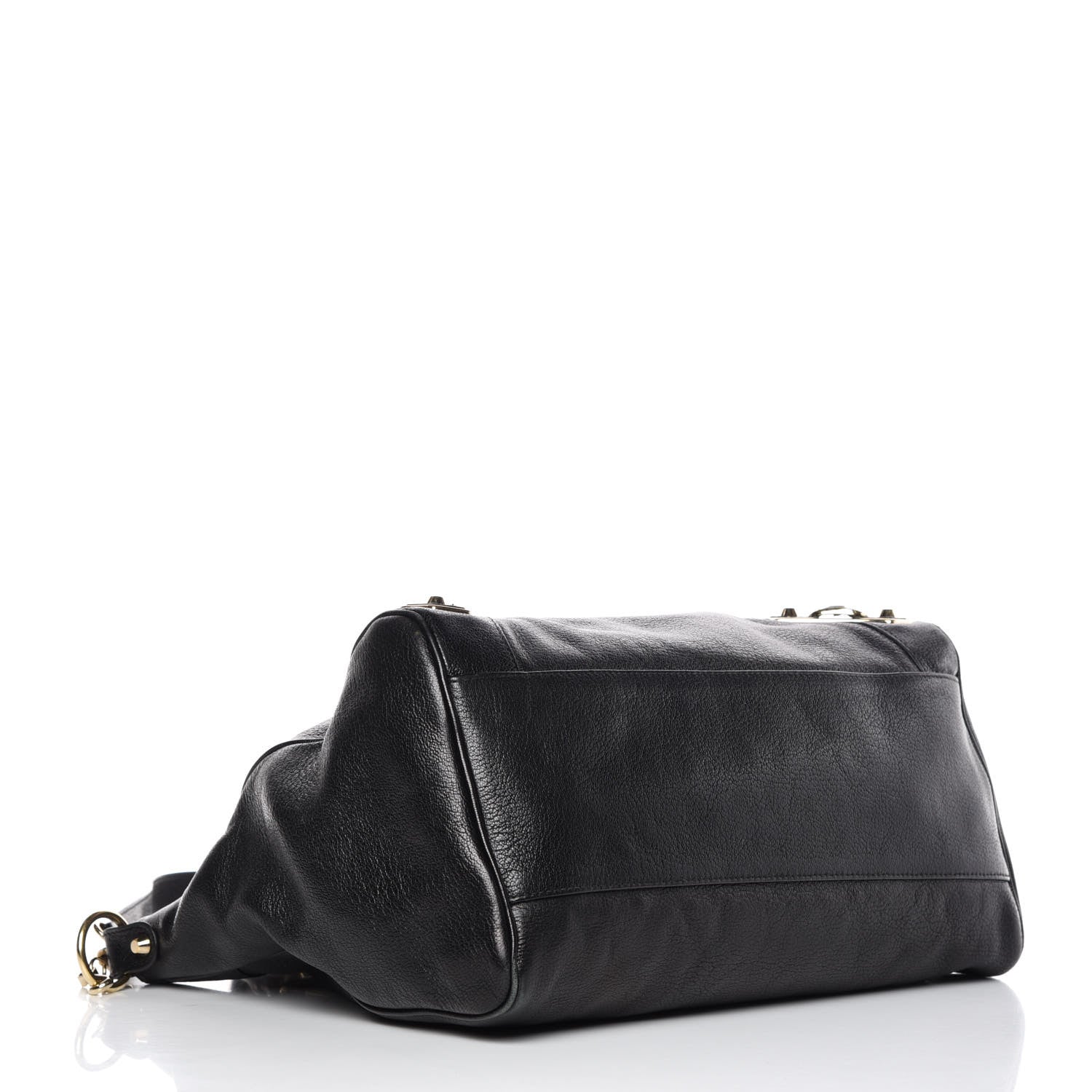Balenciaga Chevre Gold Metallic Edge Hardware Velo Black 4 of 20