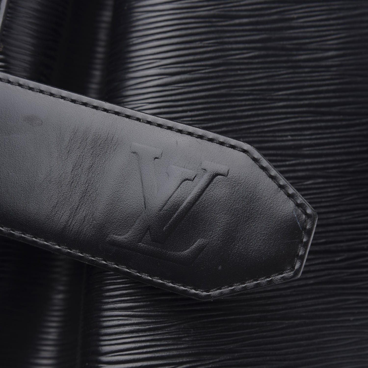 Louis Vuitton Epi Sac D'Epaule Black 7 of 12