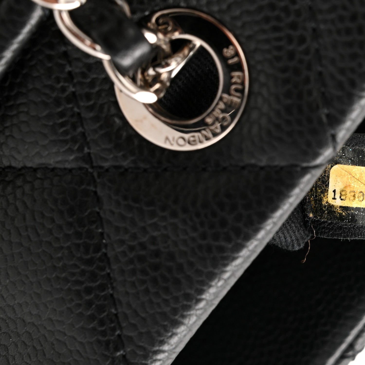 Chanel Caviar Quilted CC Timeless Soft Tote Black 8 of 12