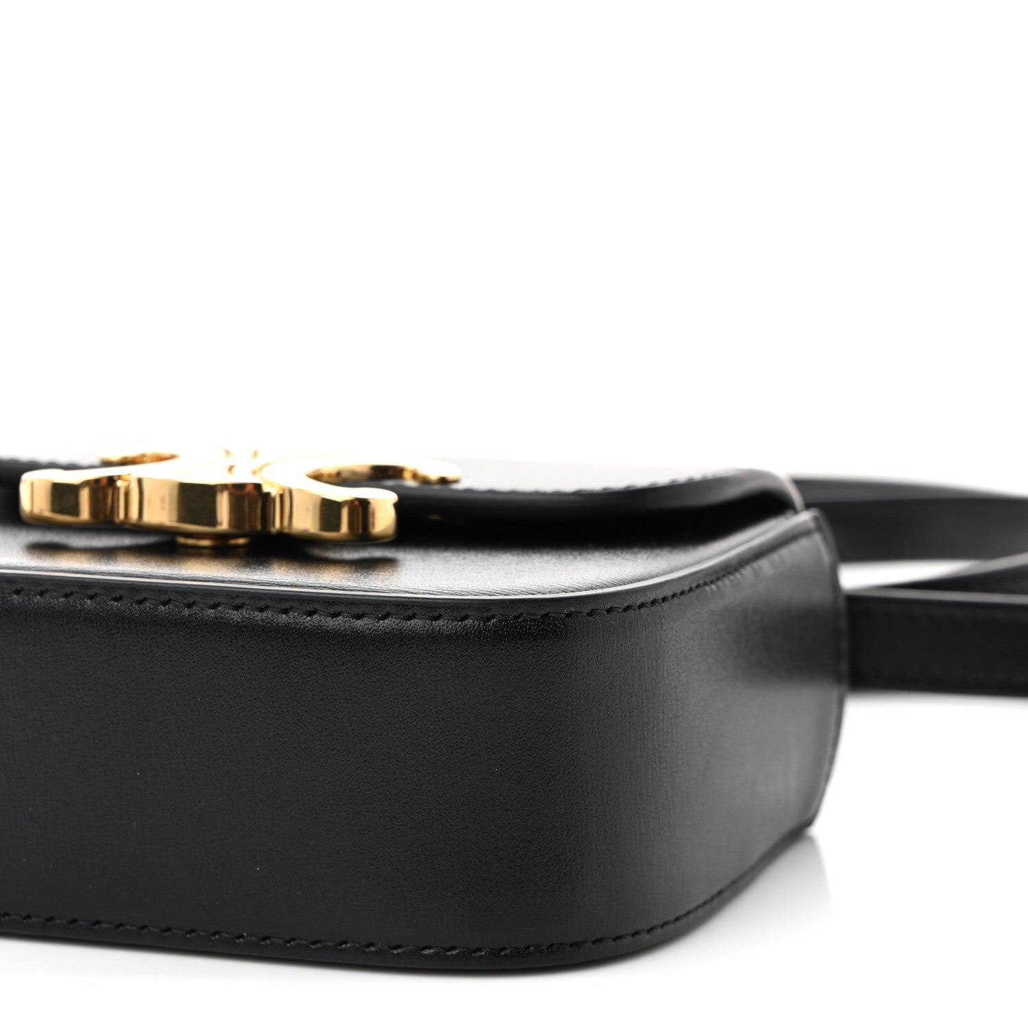 Celine Shiny Calfskin Mini Triomphe Black 10 of 11