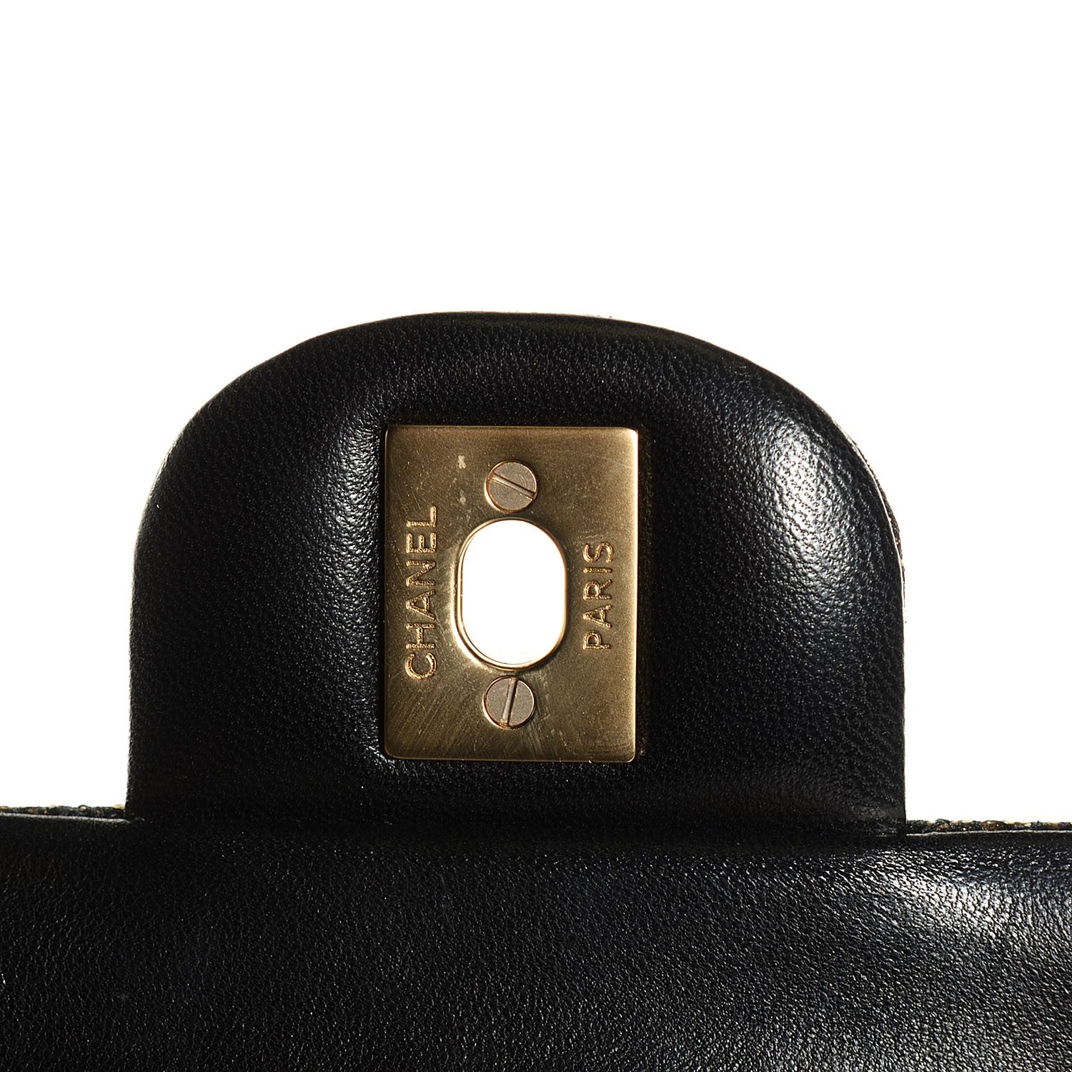 Chanel Lace Metallic Goatskin Medium Double Flap Gold 5 of 8