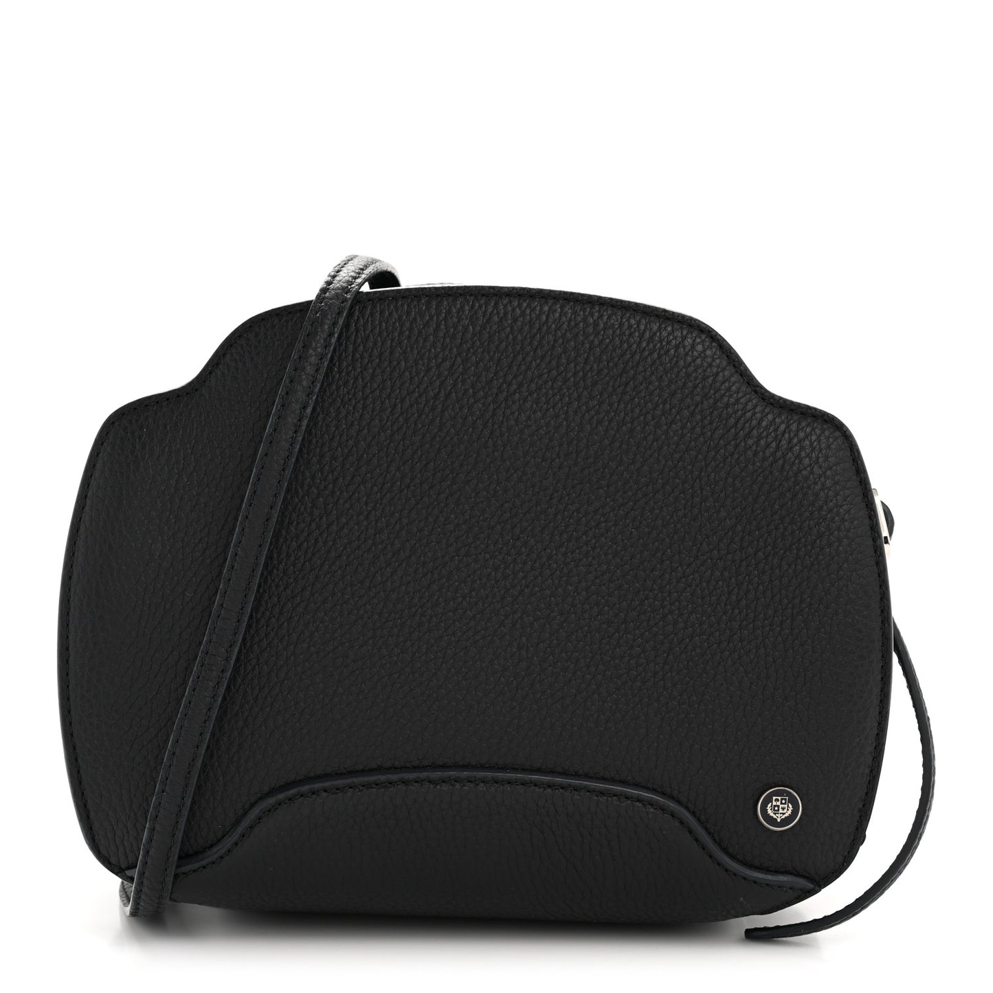 Grained Calfskin Sesia Crossbody Black
